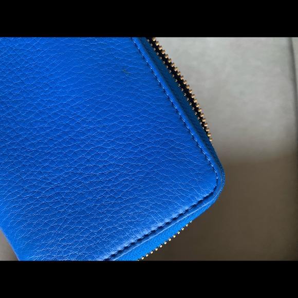 Tory Burch Blue Wristlet Clutch - Picture 5 of 5